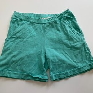 Hanna Andersson Size 160 Aqua Free Time Shorts